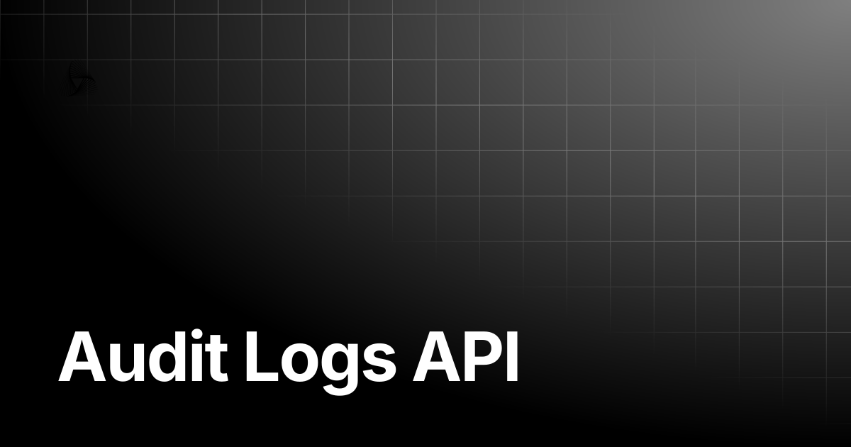 Audit Logs API | AutoRABIT Knowledge Base