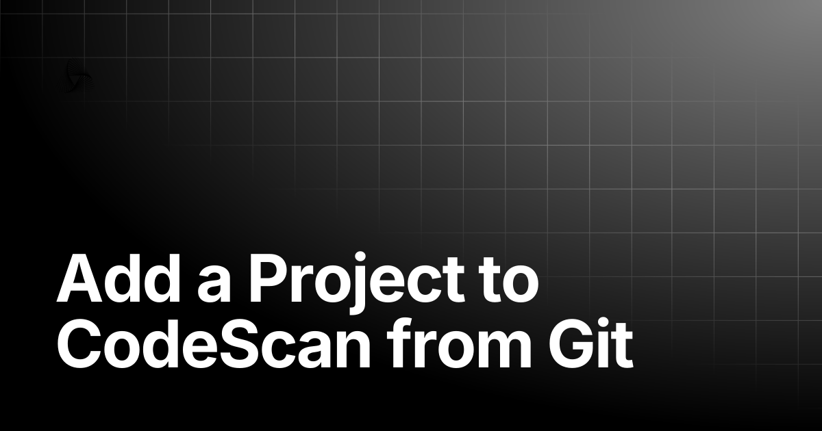 Add a Project to CodeScan from Git | AutoRABIT Knowledge Base