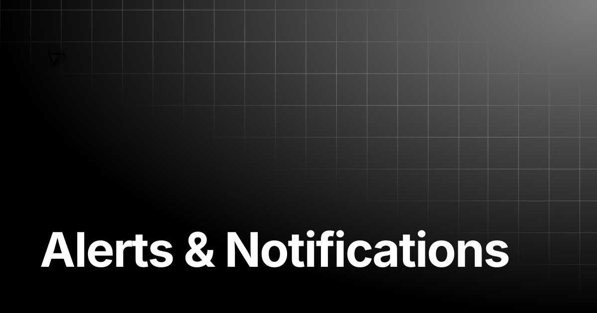 Alerts & Notifications | AutoRABIT Knowledge Base