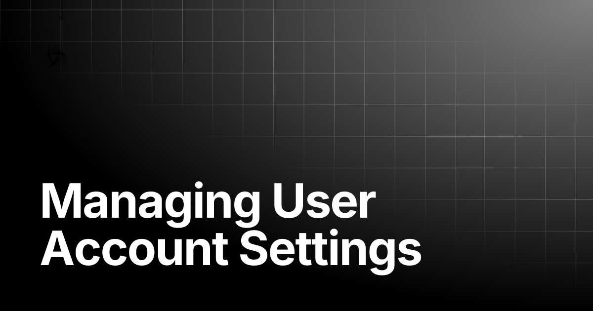 Managing User Account Settings | AutoRABIT Knowledge Base