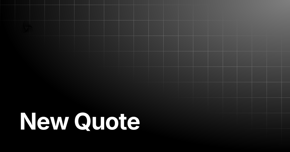 New Quote | AutoRABIT Knowledge Base