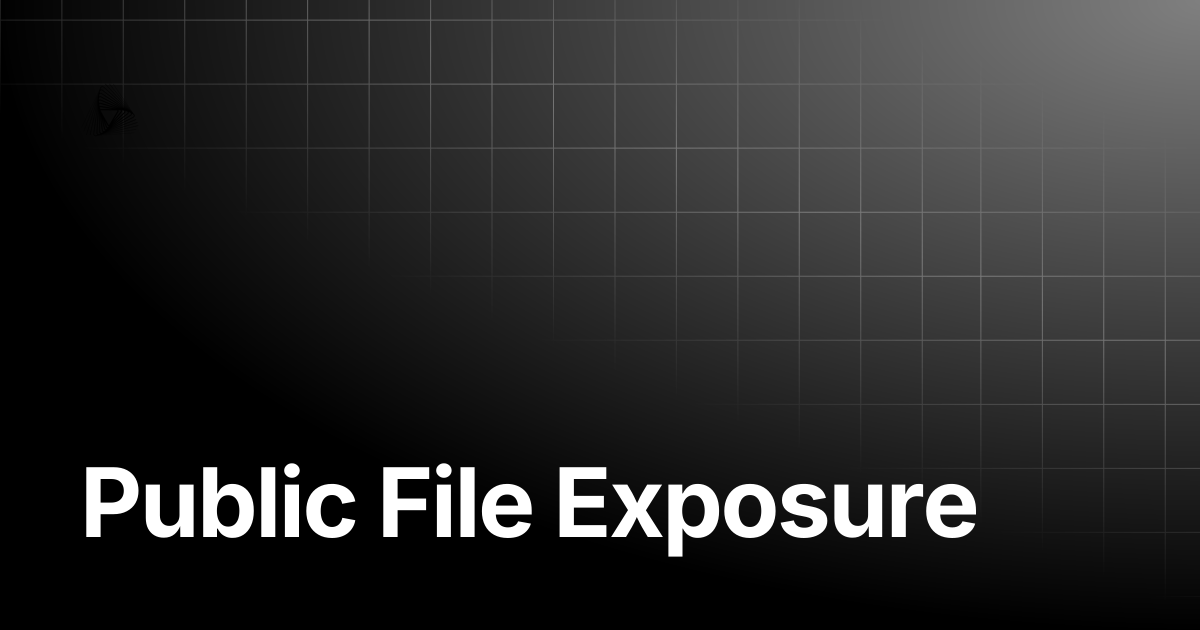 Public File Exposure | AutoRABIT Knowledge Base